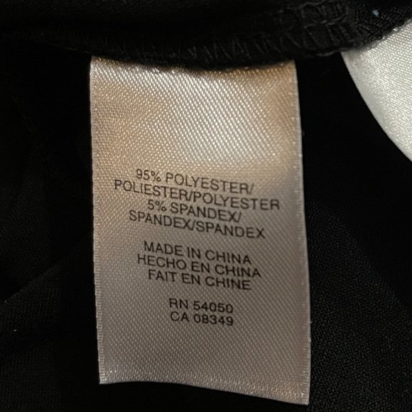 Jones New York Womens Size 6 Sleeveless Black Maxi Dress NWT - Picture 10 of 10